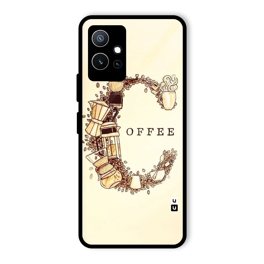 Vintage Coffee Glass Back Case for Vivo iQOO Z6