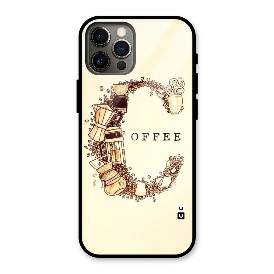 Vintage Coffee Glass Back Case for iPhone 12 Pro