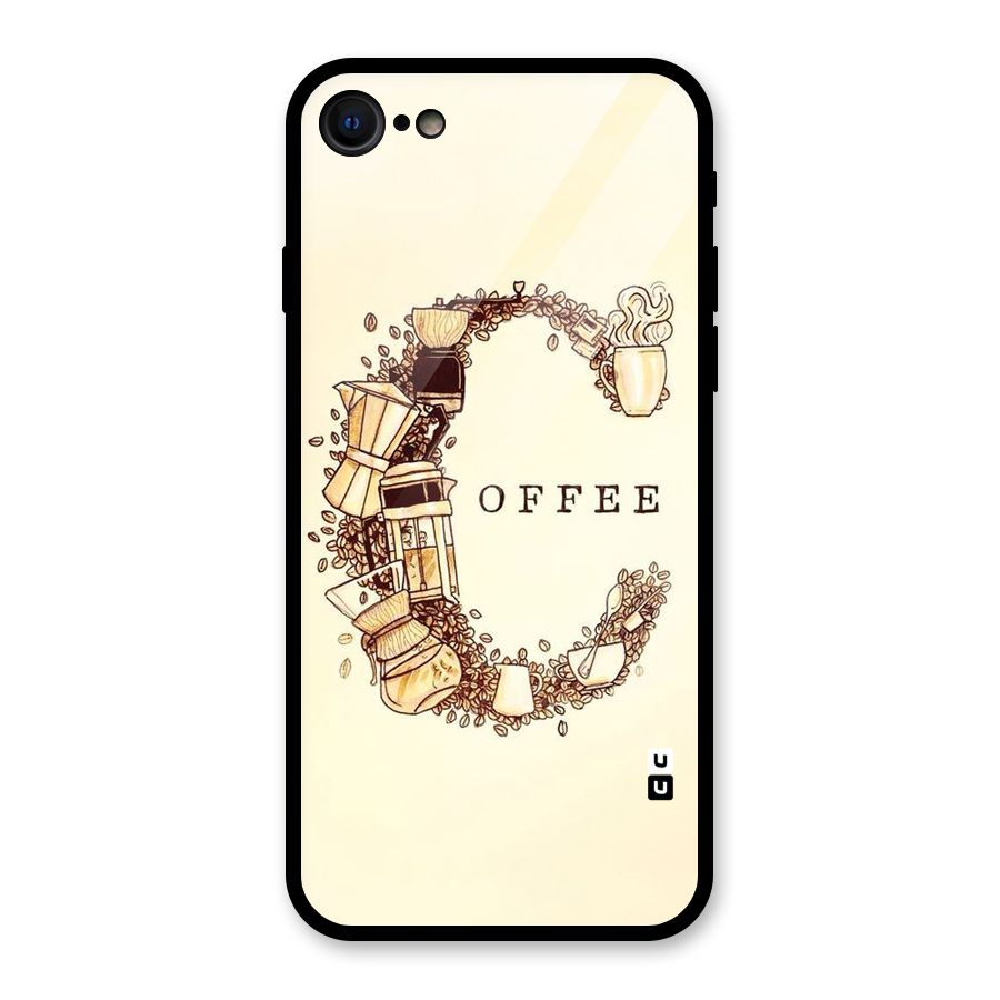 Vintage Coffee Glass Back Case for iPhone SE 2022