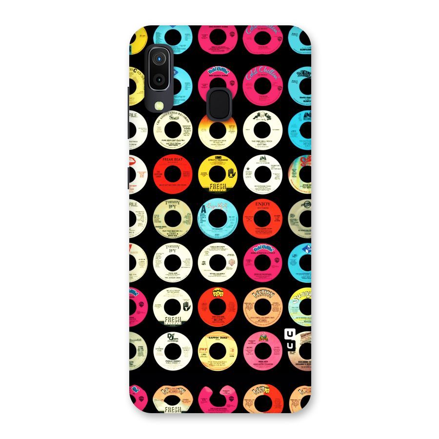 Vintage Collection CDs Back Case for Galaxy A20