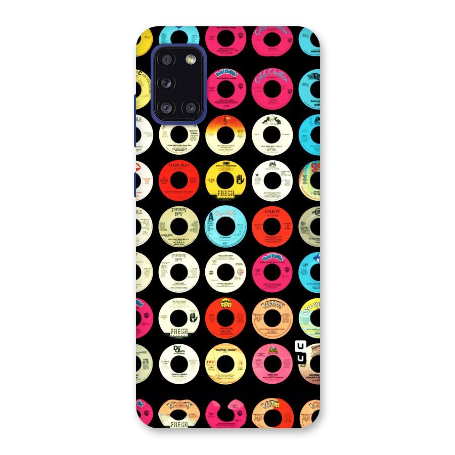 Vintage Collection CDs Back Case for Galaxy A31