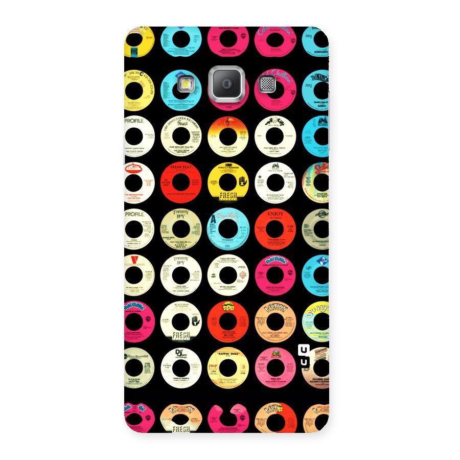 Vintage Collection CDs Back Case for Galaxy A7