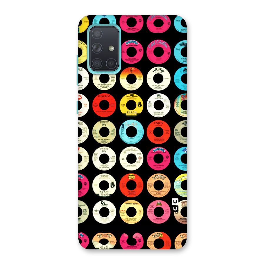 Vintage Collection CDs Back Case for Galaxy A71