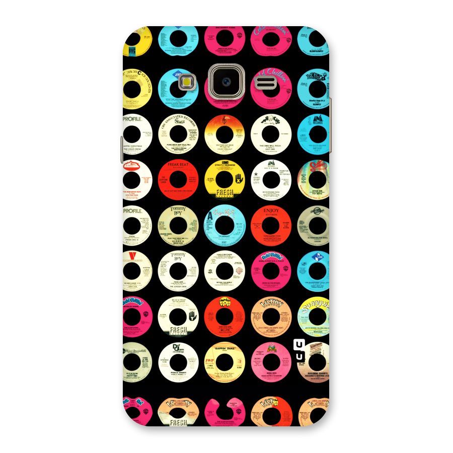 Vintage Collection CDs Back Case for Galaxy J7 Nxt