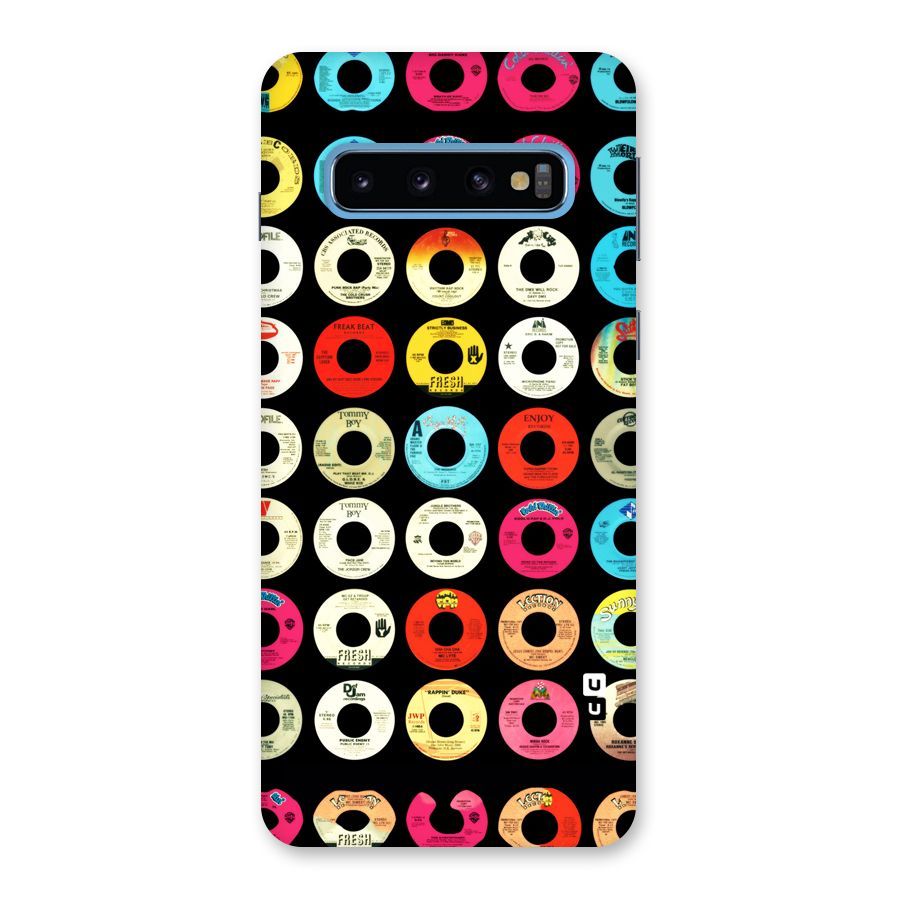 Vintage Collection CDs Back Case for Galaxy S10