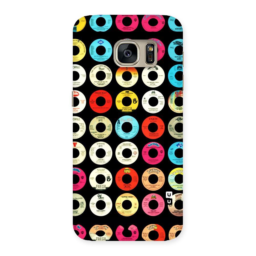 Vintage Collection CDs Back Case for Galaxy S7