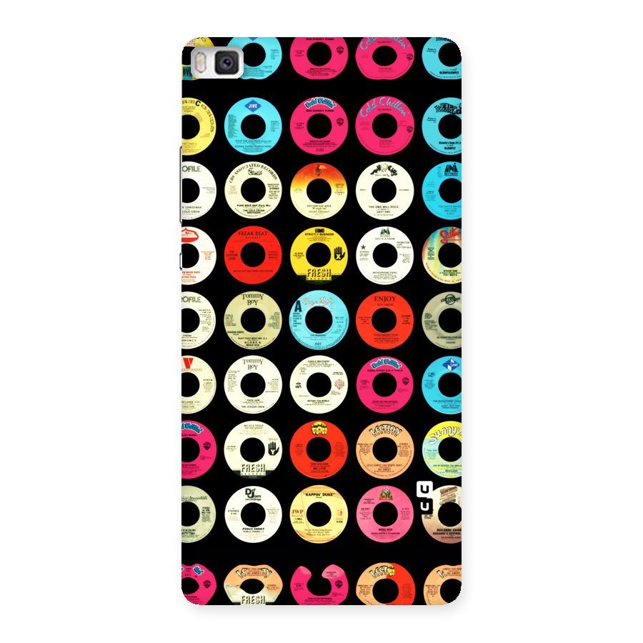 Vintage Collection CDs Back Case for Huawei P8