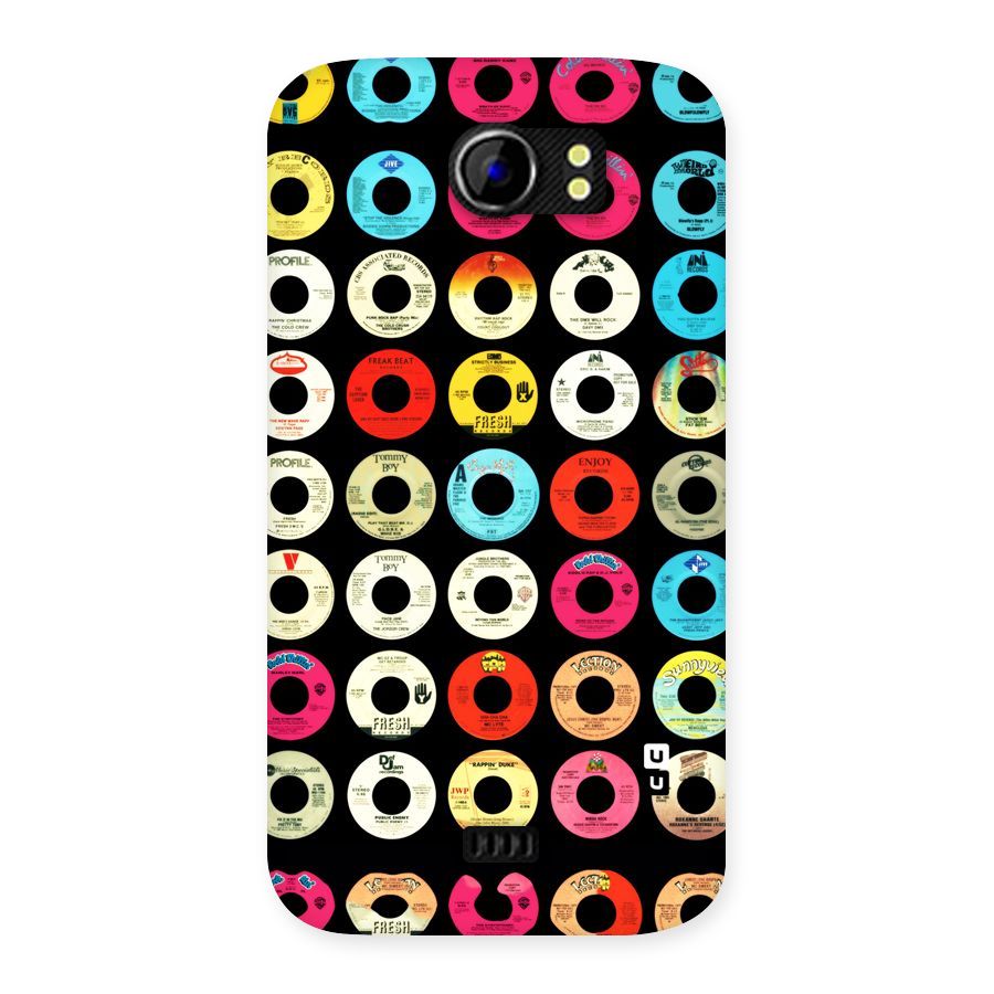 Vintage Collection CDs Back Case for Micromax Canvas 2 A110