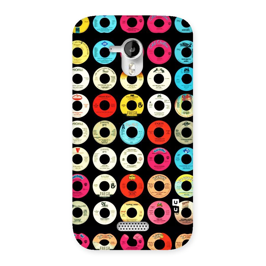 Vintage Collection CDs Back Case for Micromax Canvas HD A116
