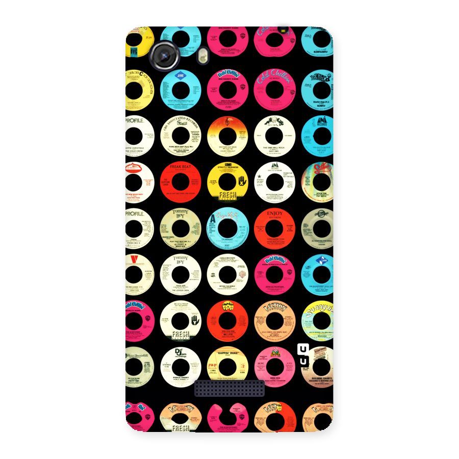 Vintage Collection CDs Back Case for Micromax Unite 3