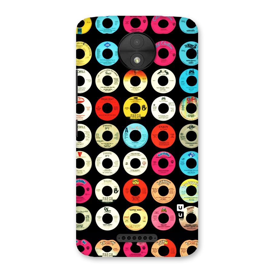 Vintage Collection CDs Back Case for Moto C