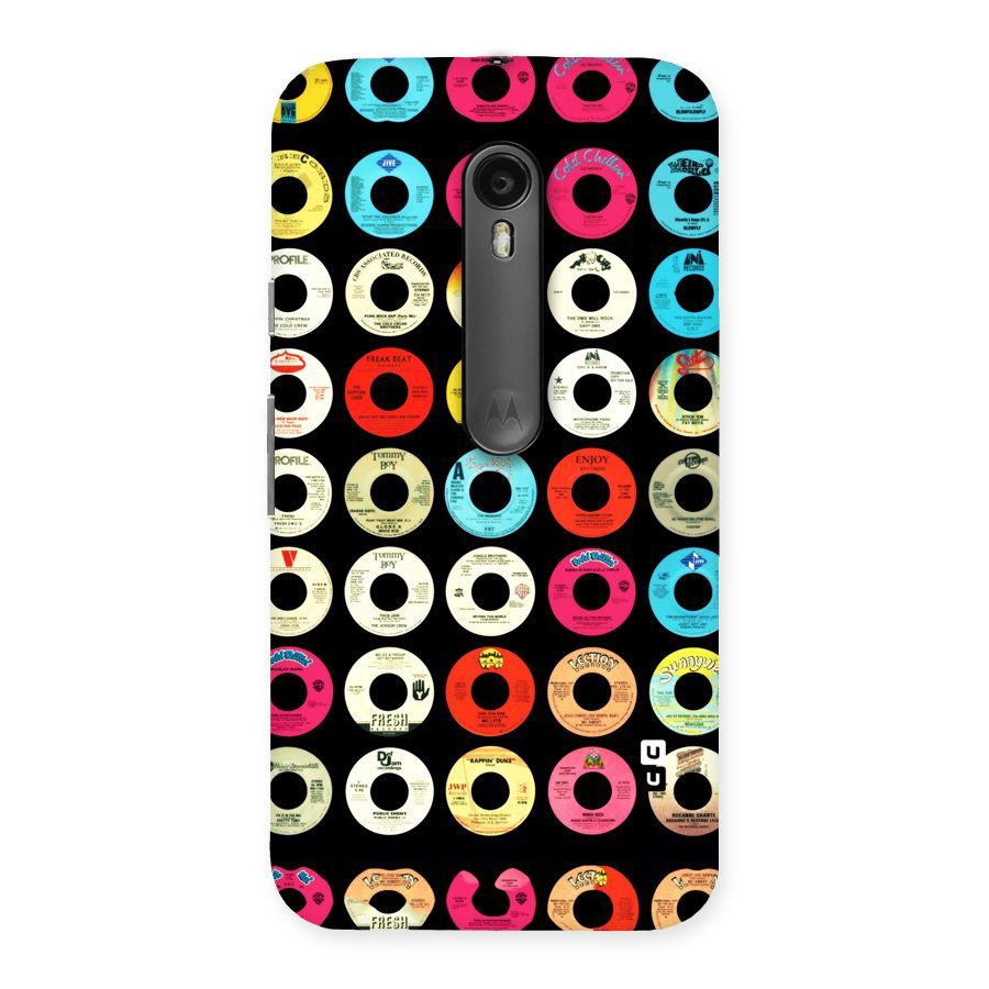 Vintage Collection CDs Back Case for Moto G Turbo