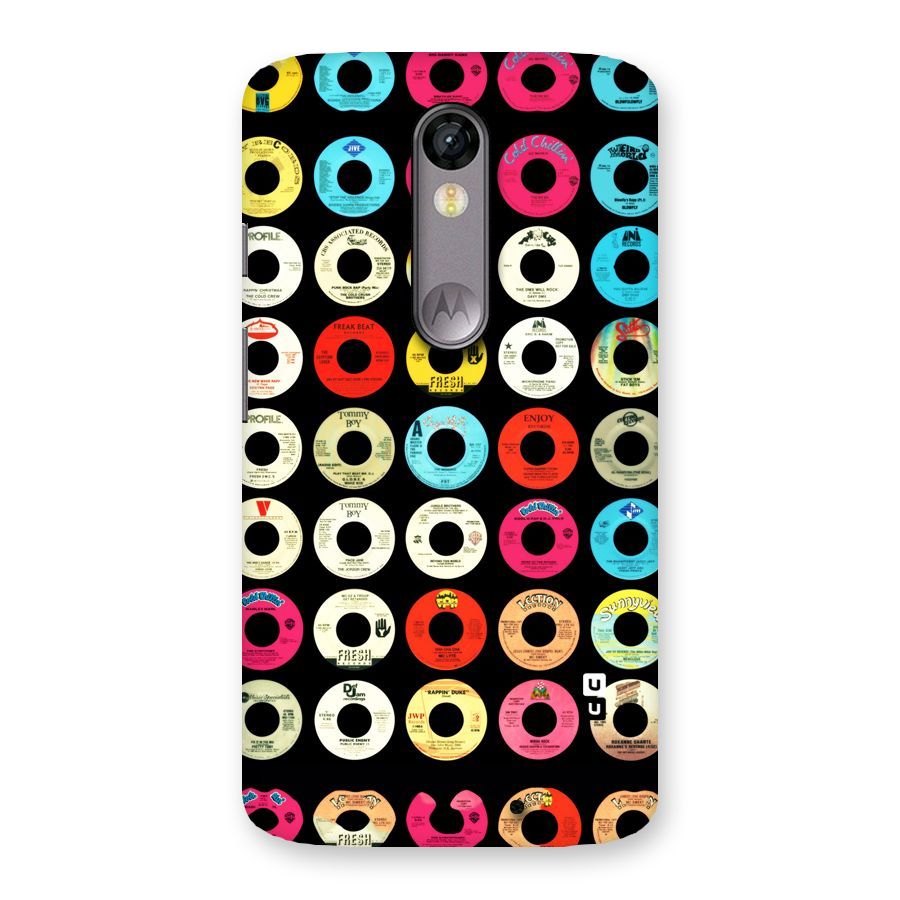 Vintage Collection CDs Back Case for Moto X Force
