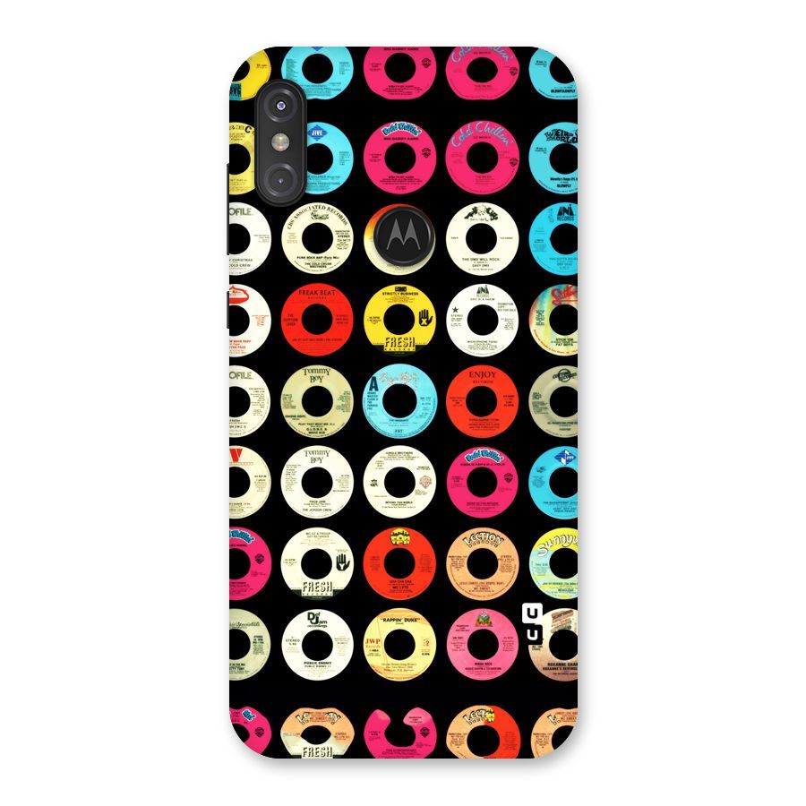 Vintage Collection CDs Back Case for Motorola One Power