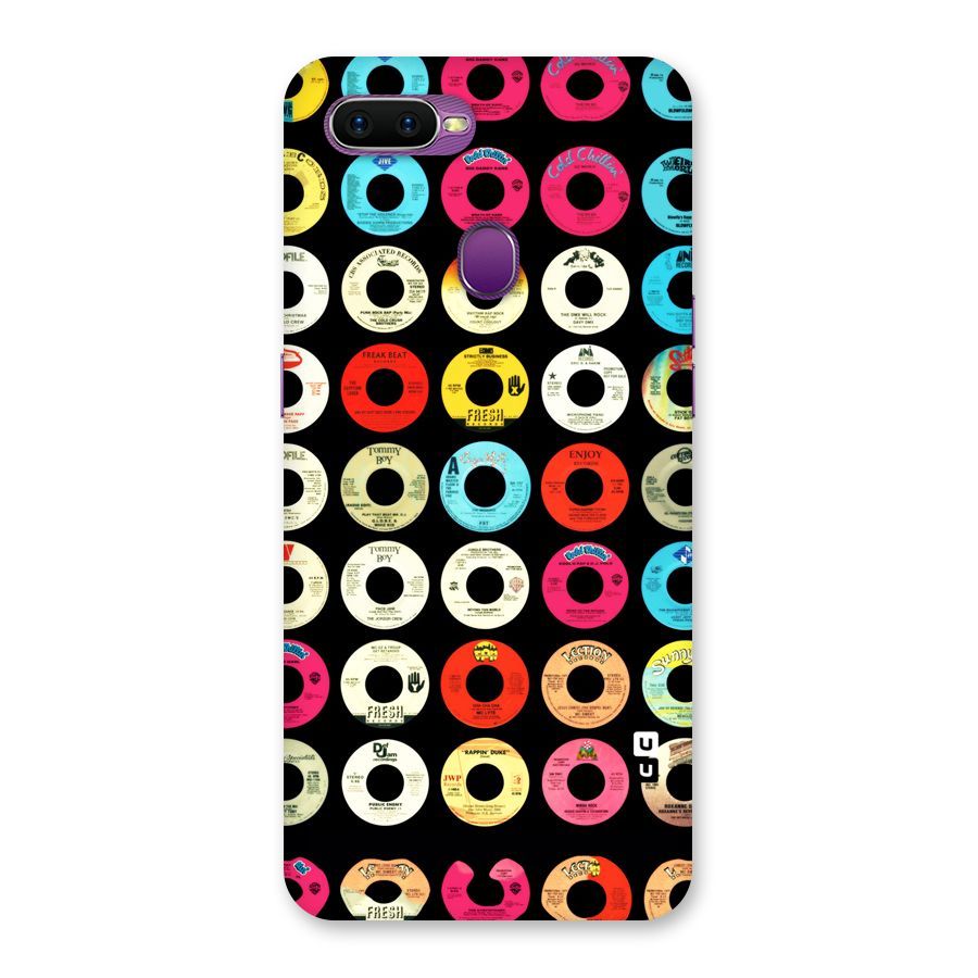 Vintage Collection CDs Back Case for Oppo F9