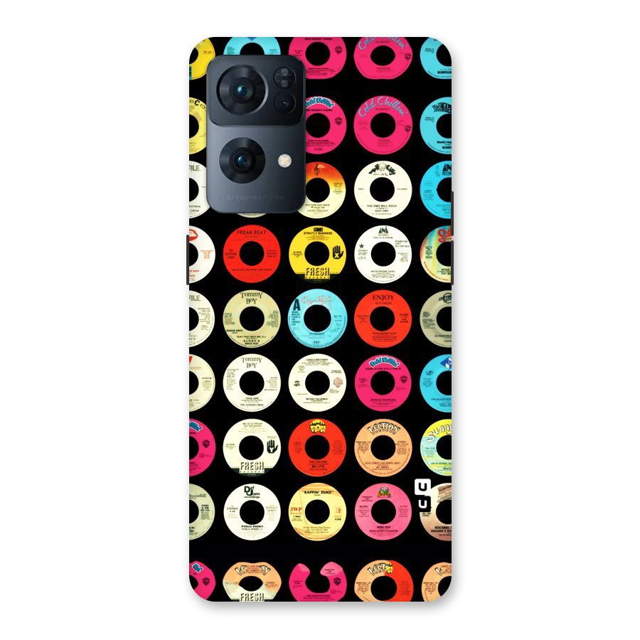 Vintage Collection CDs Back Case for Oppo Reno7 Pro 5G