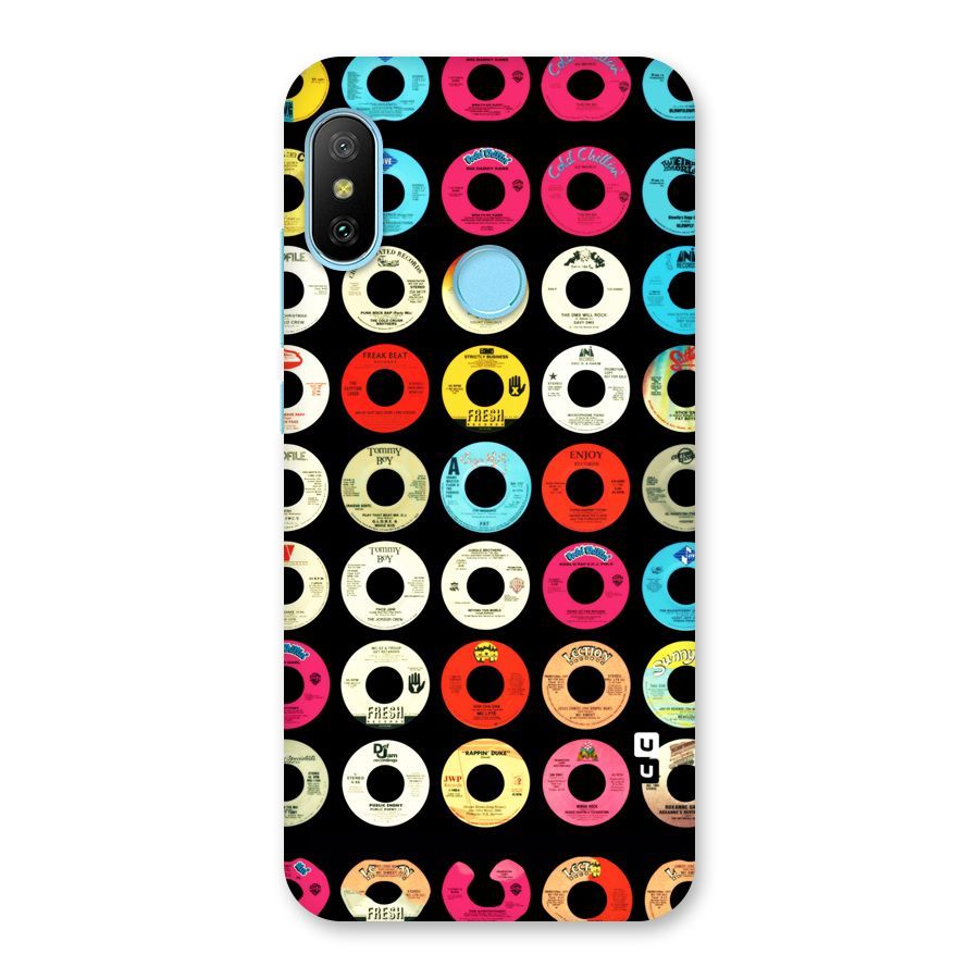 Vintage Collection CDs Back Case for Redmi 6 Pro