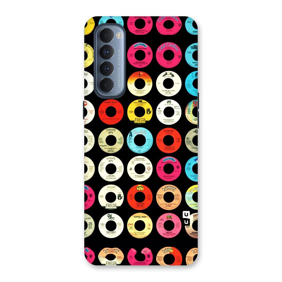 Vintage Collection CDs Back Case for Reno4 Pro