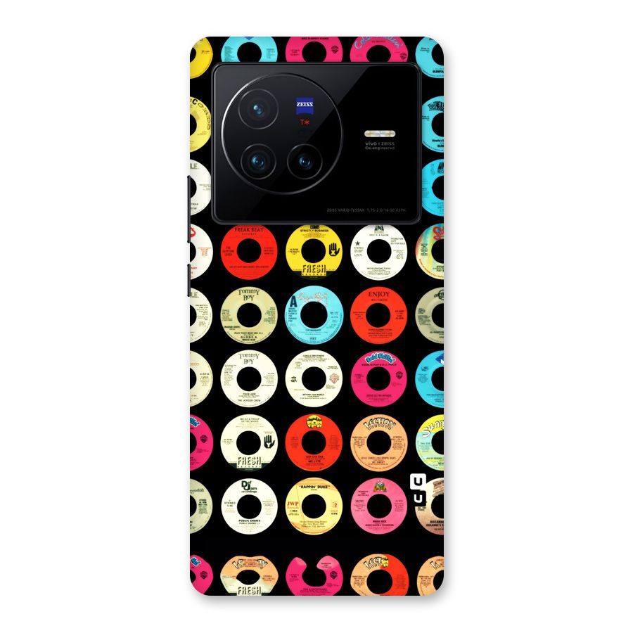 Vintage Collection CDs Back Case for Vivo X80