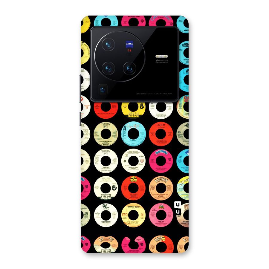 Vintage Collection CDs Back Case for Vivo X80 Pro