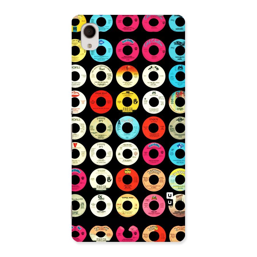 Vintage Collection CDs Back Case for Xperia M4 Aqua