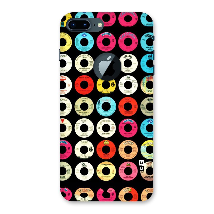 Vintage Collection CDs Back Case for iPhone 7 Plus Logo Cut