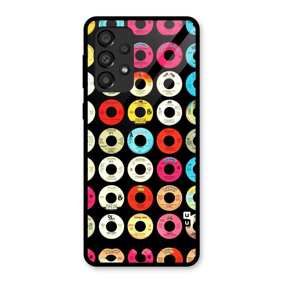 Vintage Collection CDs Glass Back Case for Galaxy A33 5G
