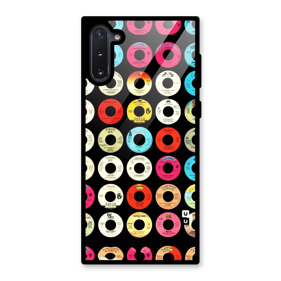 Vintage Collection CDs Glass Back Case for Galaxy Note 10