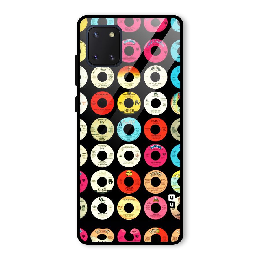 Vintage Collection CDs Glass Back Case for Galaxy Note 10 Lite