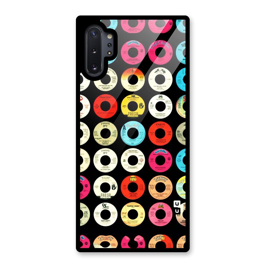 Vintage Collection CDs Glass Back Case for Galaxy Note 10 Plus