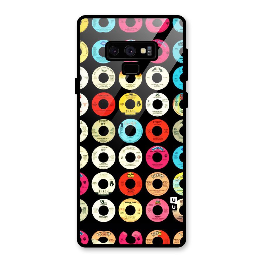 Vintage Collection CDs Glass Back Case for Galaxy Note 9