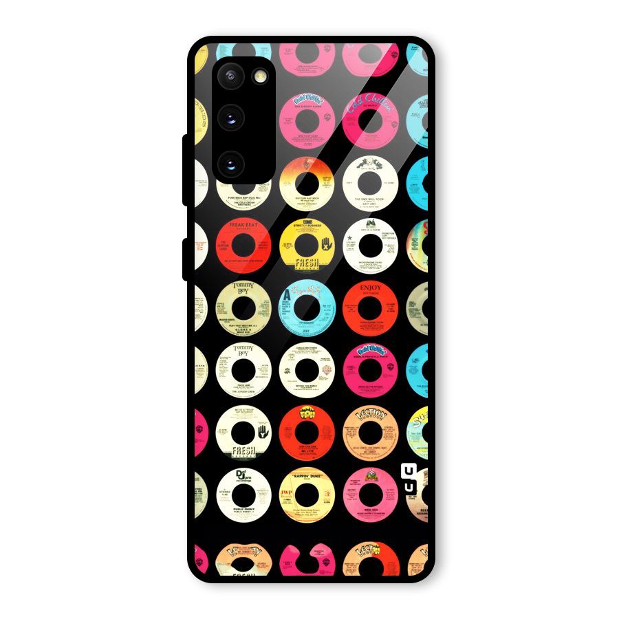 Vintage Collection CDs Glass Back Case for Galaxy S20 FE