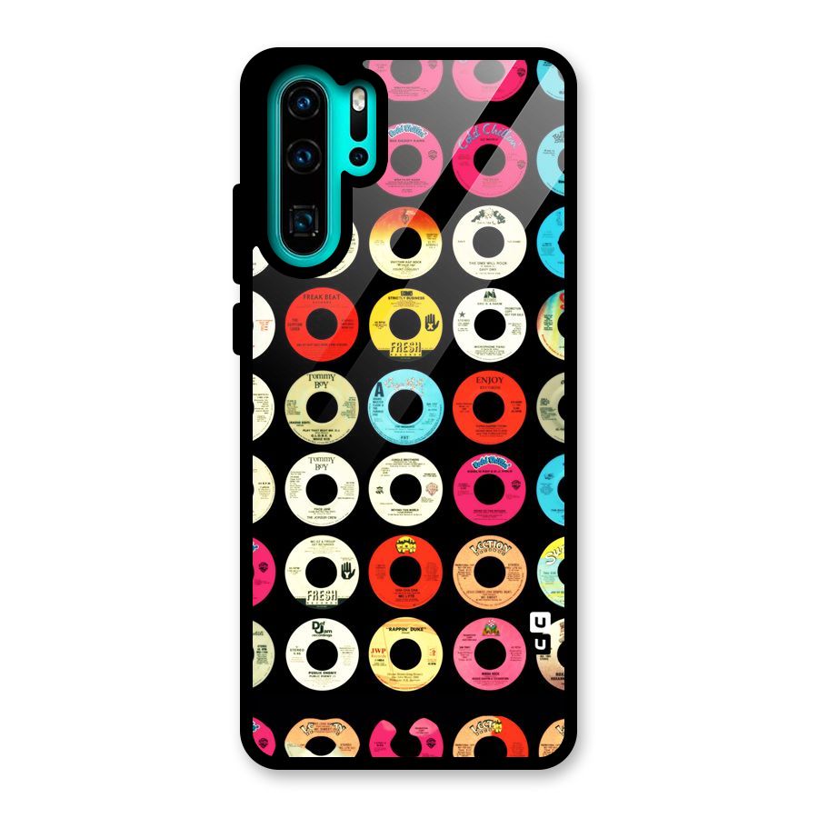 Vintage Collection CDs Glass Back Case for Huawei P30 Pro