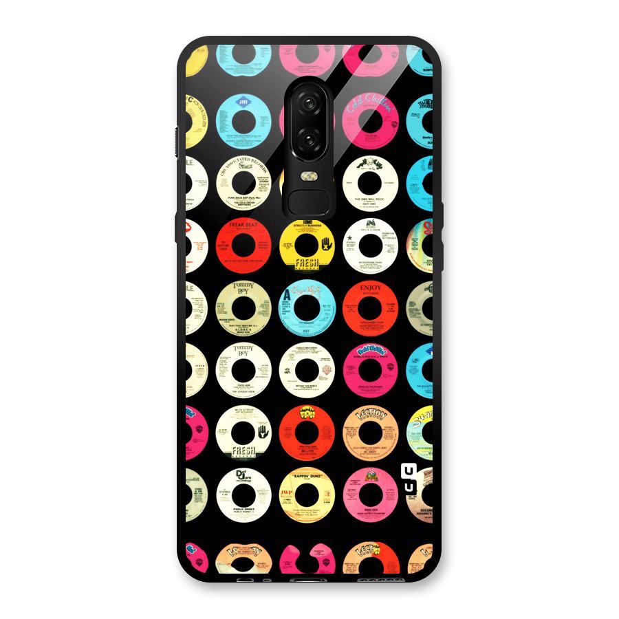 Vintage Collection CDs Glass Back Case for OnePlus 6