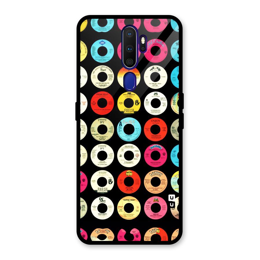 Vintage Collection CDs Glass Back Case for Oppo A9 (2020)