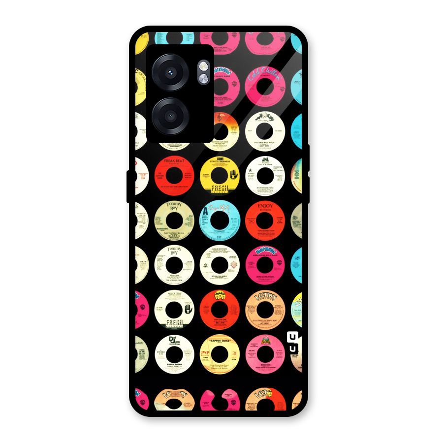 Vintage Collection CDs Glass Back Case for Oppo K10 (5G)