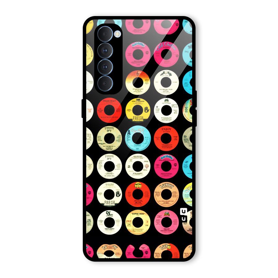 Vintage Collection CDs Glass Back Case for Oppo Reno4 Pro
