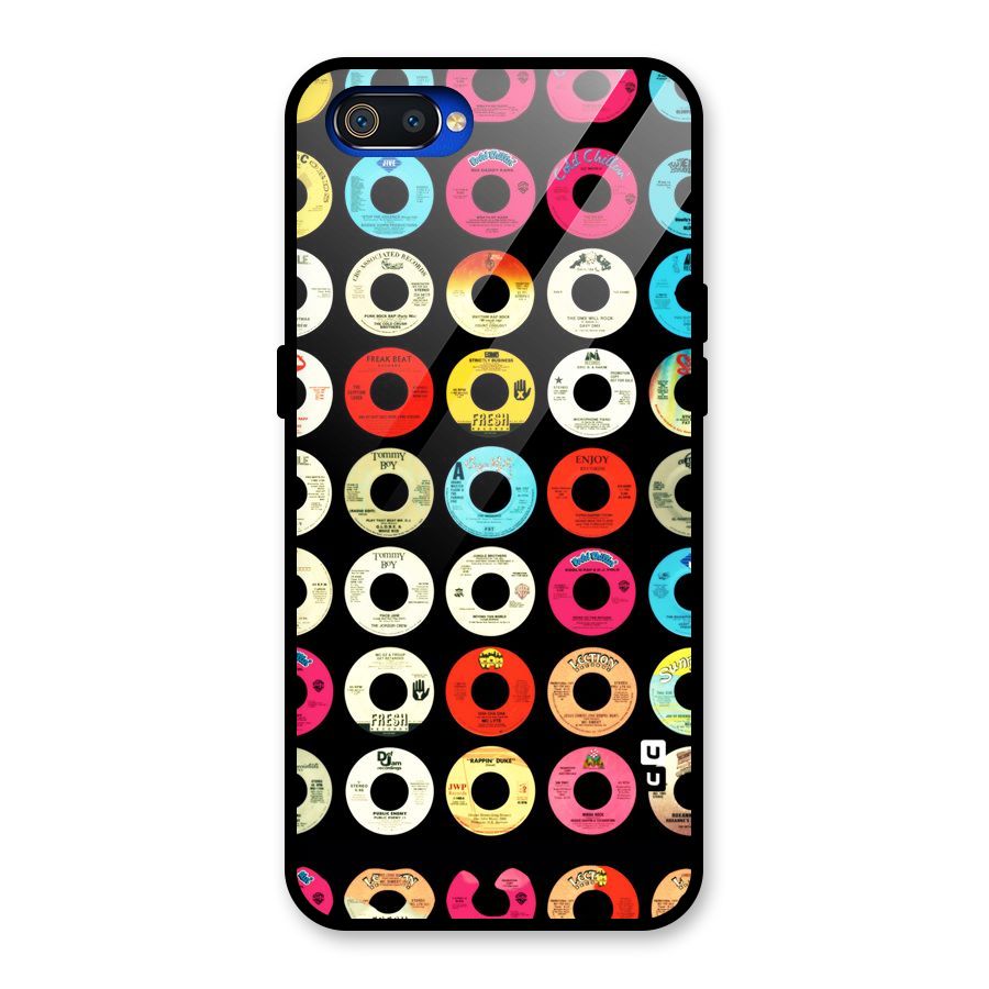 Vintage Collection CDs Glass Back Case for Realme C2