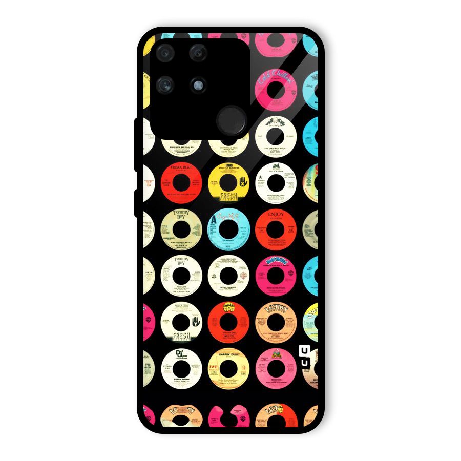 Vintage Collection CDs Glass Back Case for Realme Narzo 50A