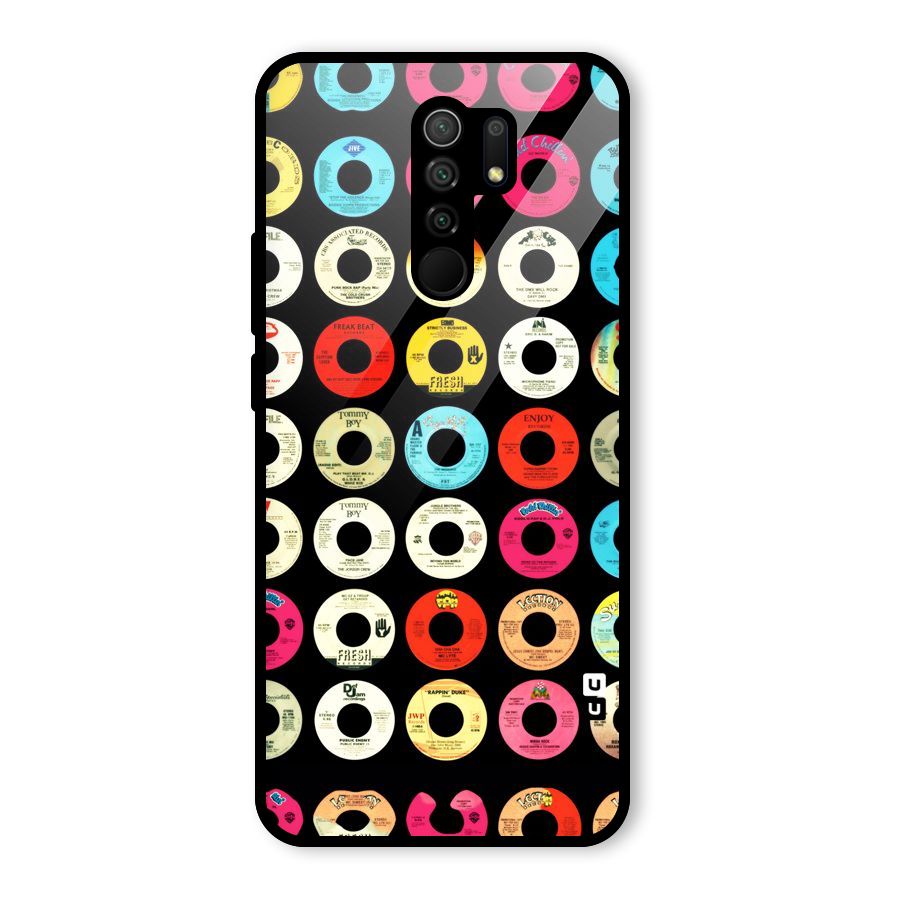 Vintage Collection CDs Glass Back Case for Redmi 9 Prime
