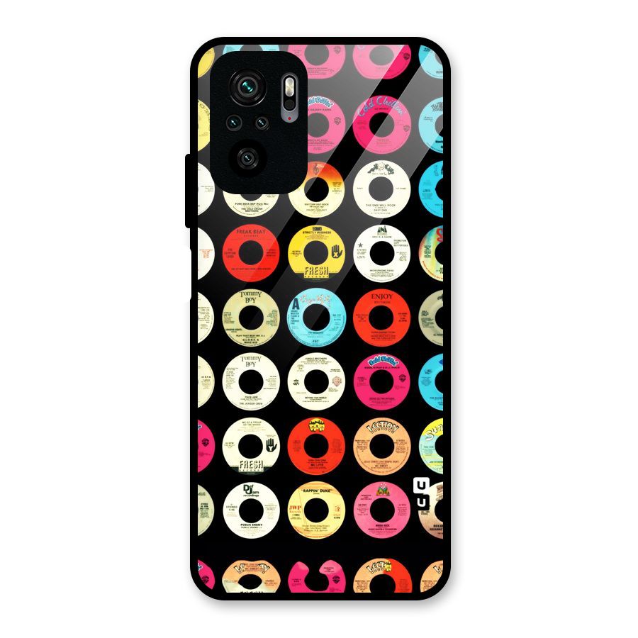 Vintage Collection CDs Glass Back Case for Redmi Note 10S
