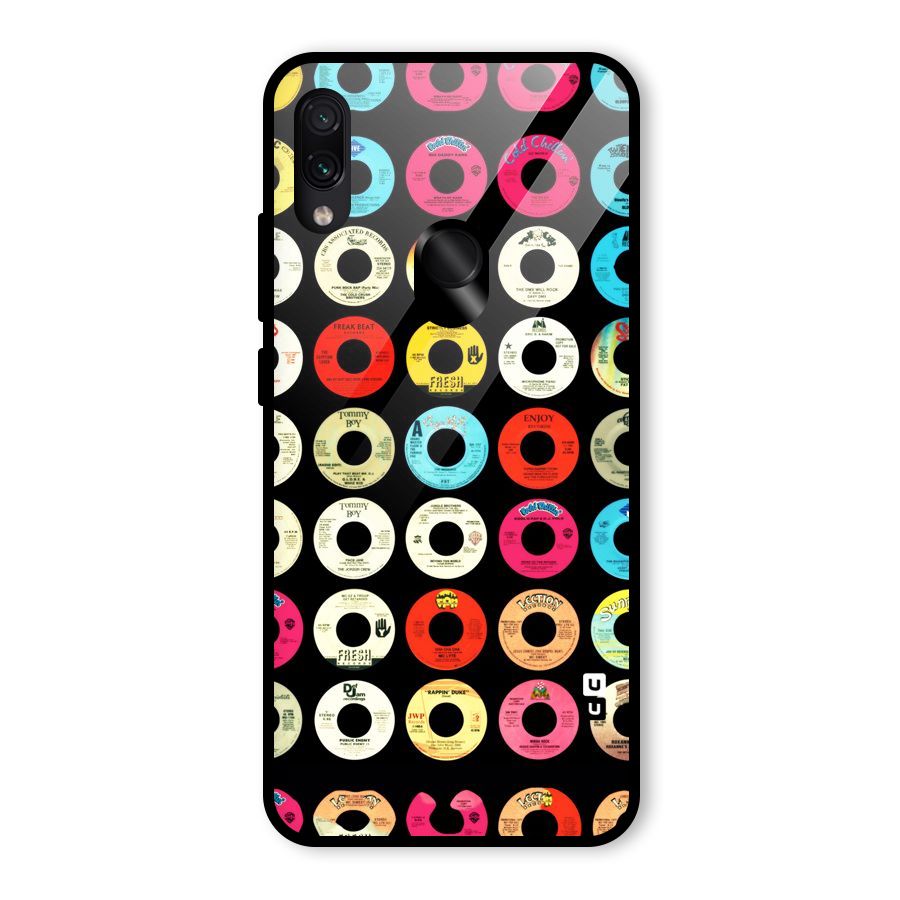 Vintage Collection CDs Glass Back Case for Redmi Note 7