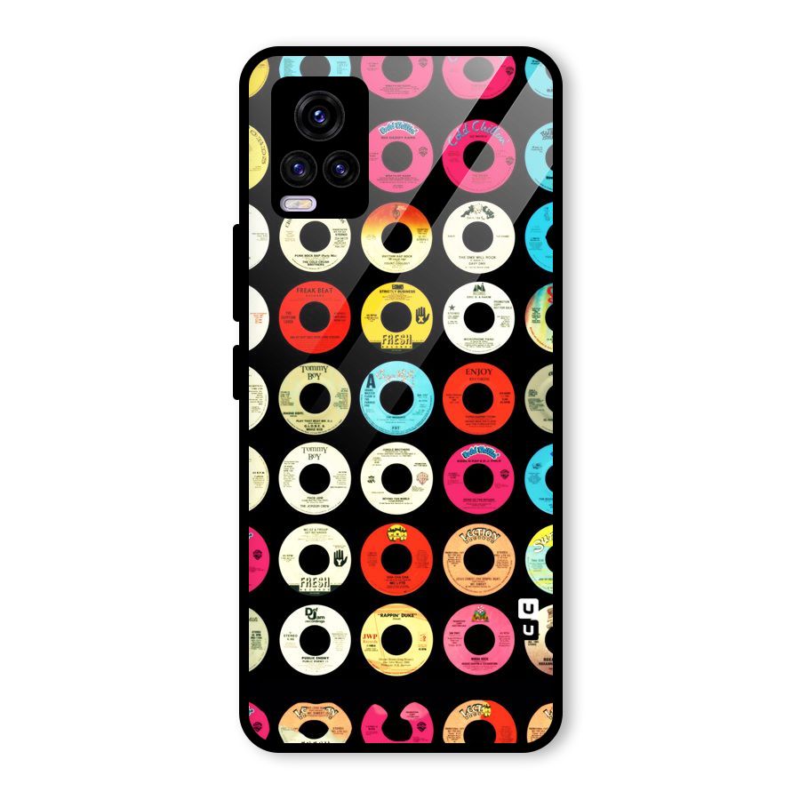 Vintage Collection CDs Glass Back Case for Vivo V20