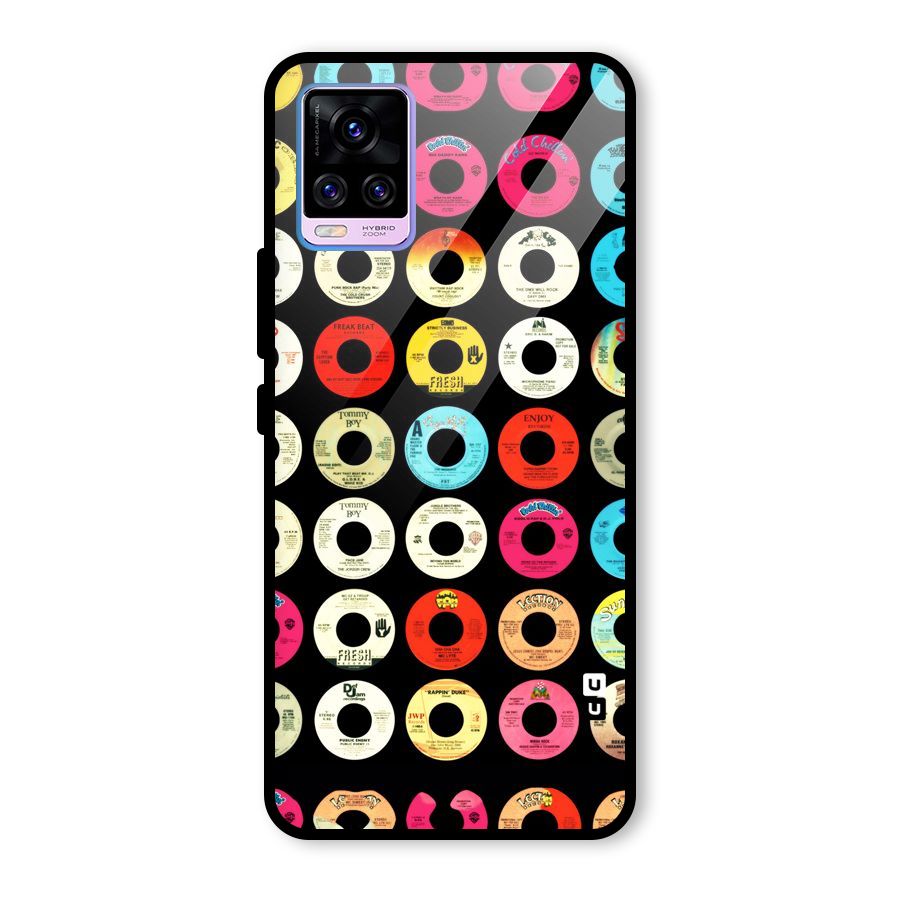 Vintage Collection CDs Glass Back Case for Vivo V20 Pro