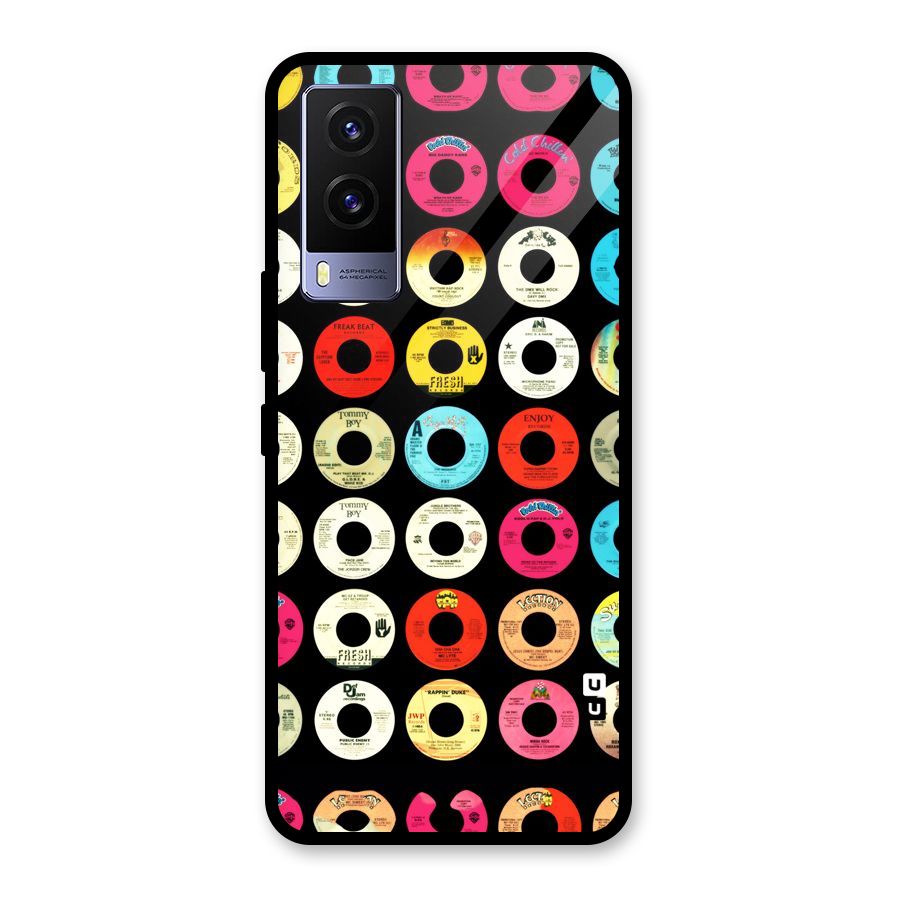 Vintage Collection CDs Glass Back Case for Vivo V21e 5G