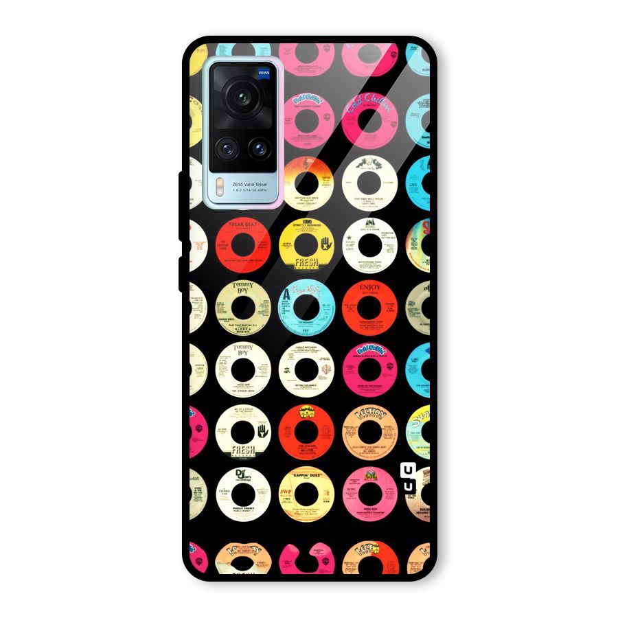 Vintage Collection CDs Glass Back Case for Vivo X60