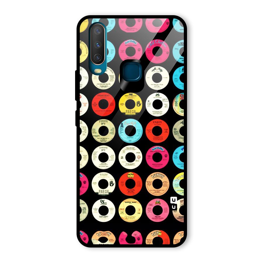 Vintage Collection CDs Glass Back Case for Vivo Y15