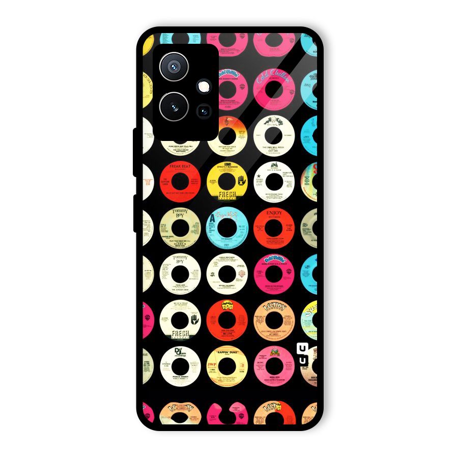 Vintage Collection CDs Glass Back Case for Vivo Y75 5G