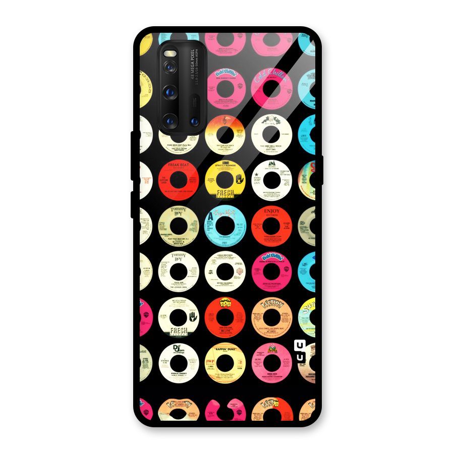 Vintage Collection CDs Glass Back Case for Vivo iQOO 3