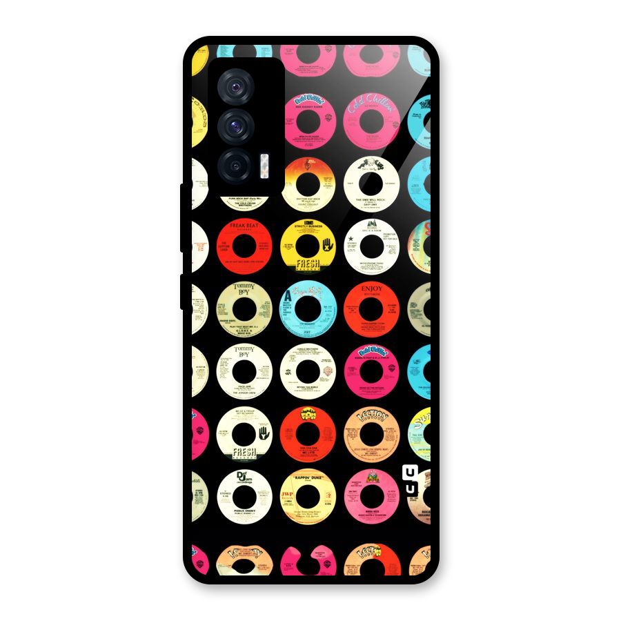 Vintage Collection CDs Glass Back Case for Vivo iQOO 7 5G